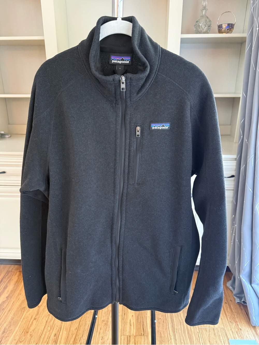 Patagonia Men’s Better Sweater Fleece Full Zip Jacket Black 25528SP20 Sz L